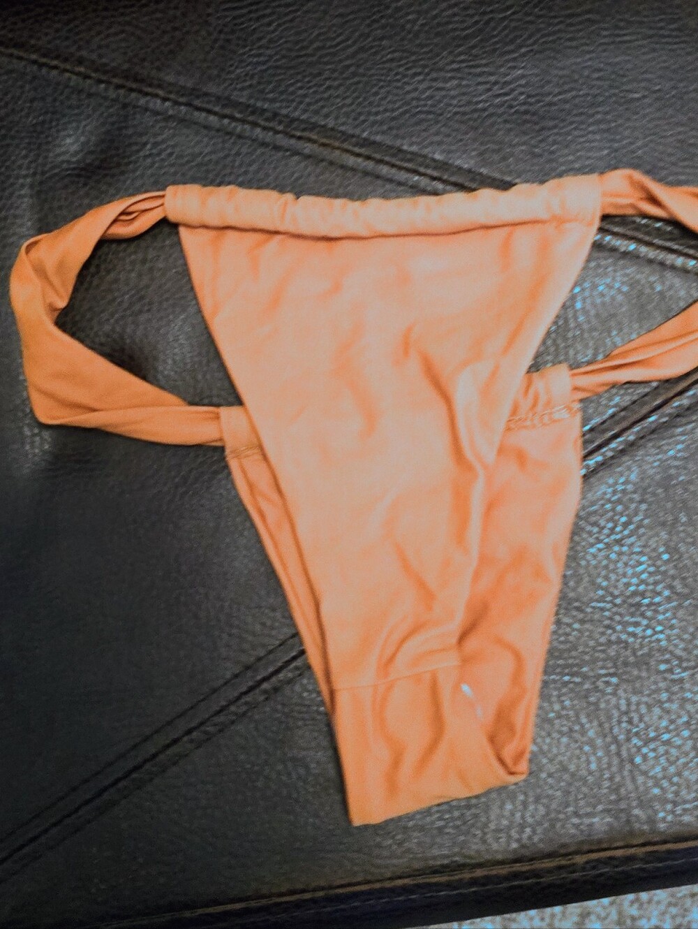 Matte Collection Orange Two-Piece Bikini Set - Picture 4 of 4